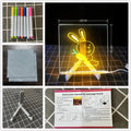 Lousa LED Acrílica Iluminada – Criatividade Brilhante para Crianças