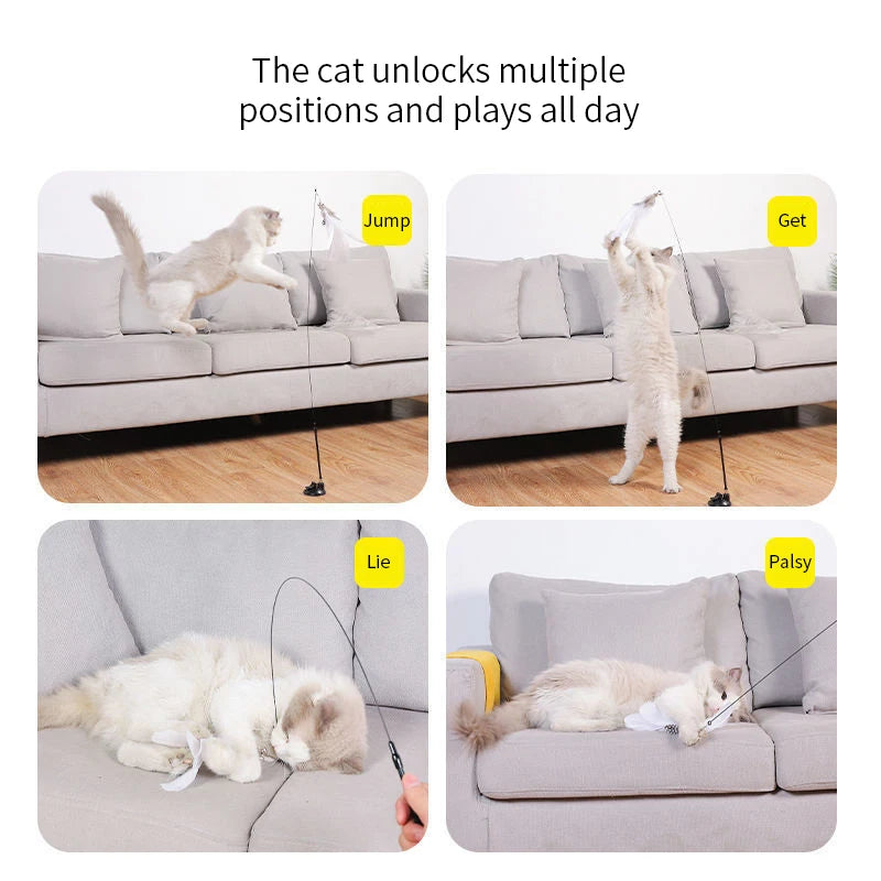 Brinquedo Interativo para Gatos – Diversão Sem Mãos
