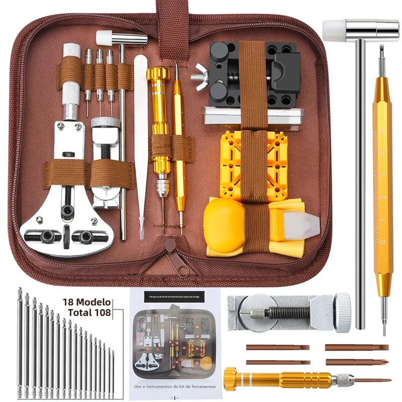 Kit de Reparação 149 em 1 – Profissional para Relógios e Eletrônicos