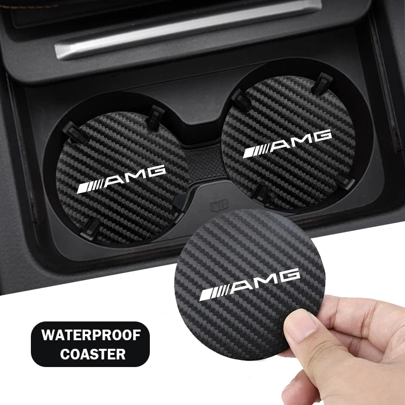 LuxRide™ Leather Coaster – Elegância e Proteção para Seu Mercedes-Benz